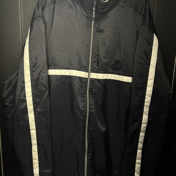 Vintage Nike Jacket Mens XL black Full Zip Fleece Lined Coat Outdoor Y2K - Picture 4 of 9